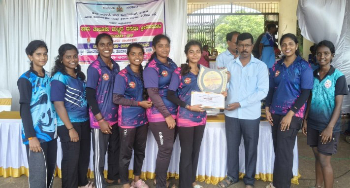 Throwball - I Prize in Kaup Taluk Dasara Sports Meet 13 Sep 2026